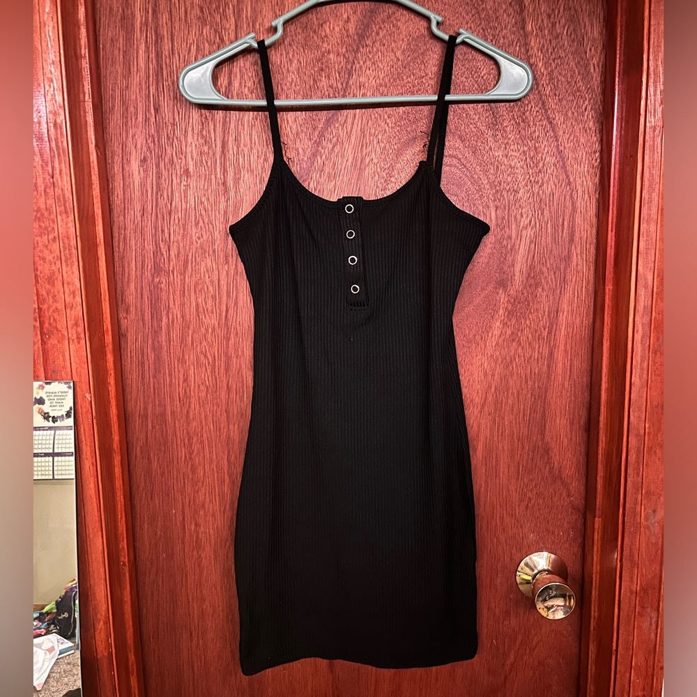 Bodycon casual black dress🖤💋